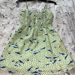 🦈 RARE BCBG SHARK PRINT DRESS 🦈